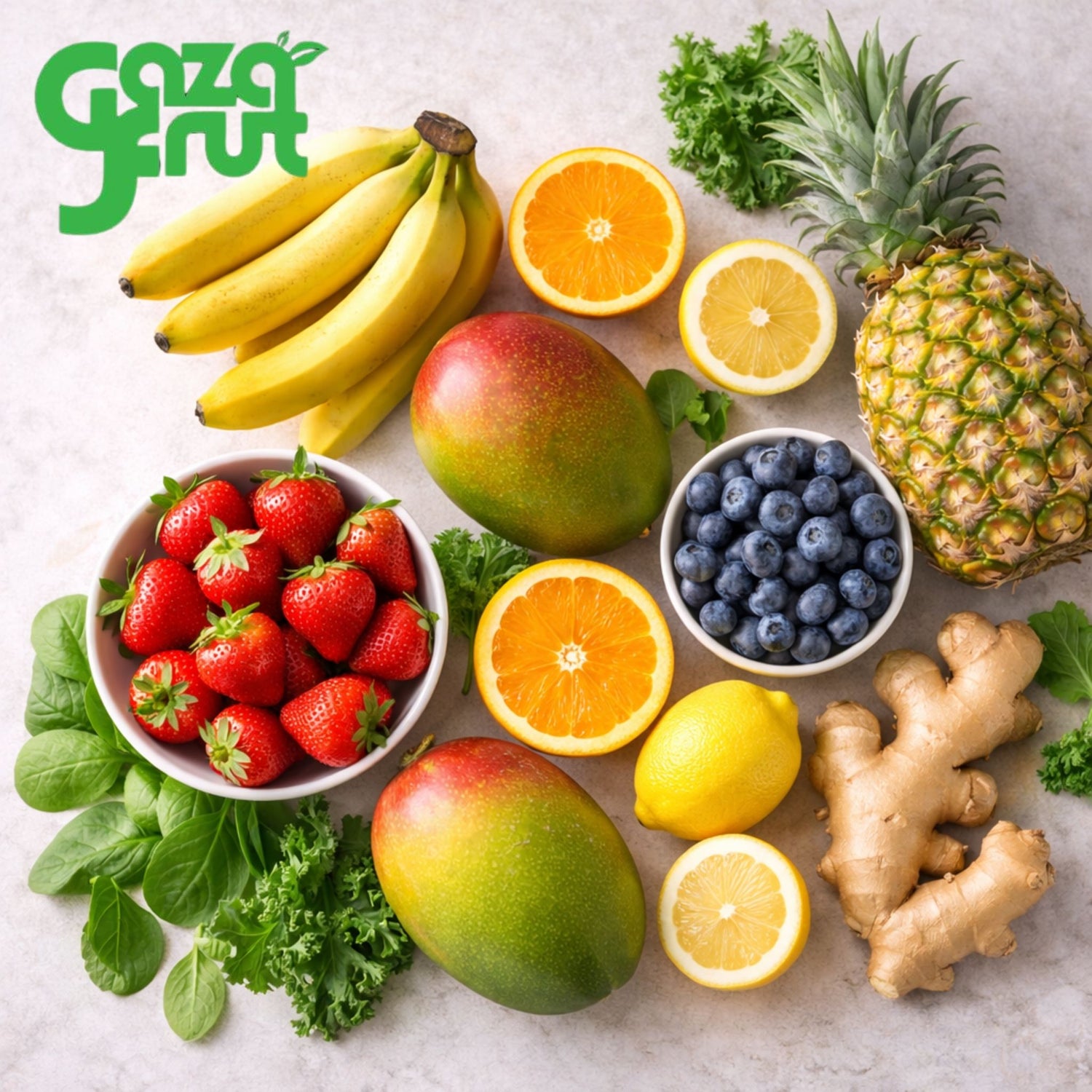 Portada de Para Jugos y Smoothies con frutas y verduras pensadas para licuados y jugos