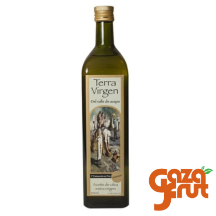 Botella de aceite de oliva extra virgen, ideal para aderezos, cocina saludable y recetas gourmet